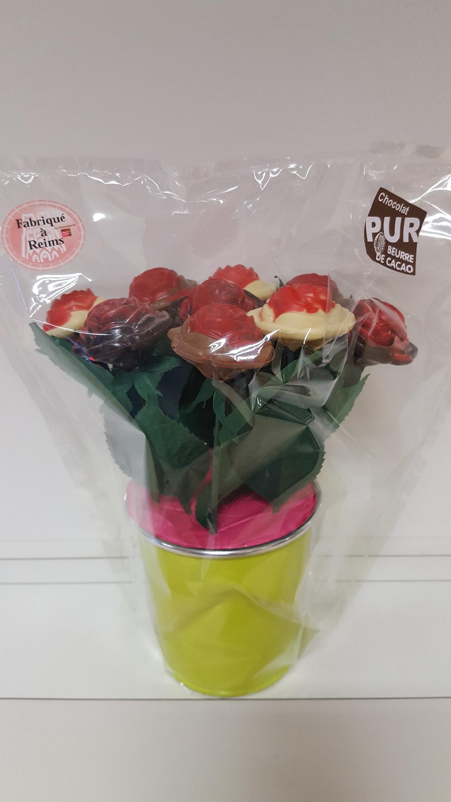 Bouquet Fleurs Chocolat Hospicado Reims Bezannes